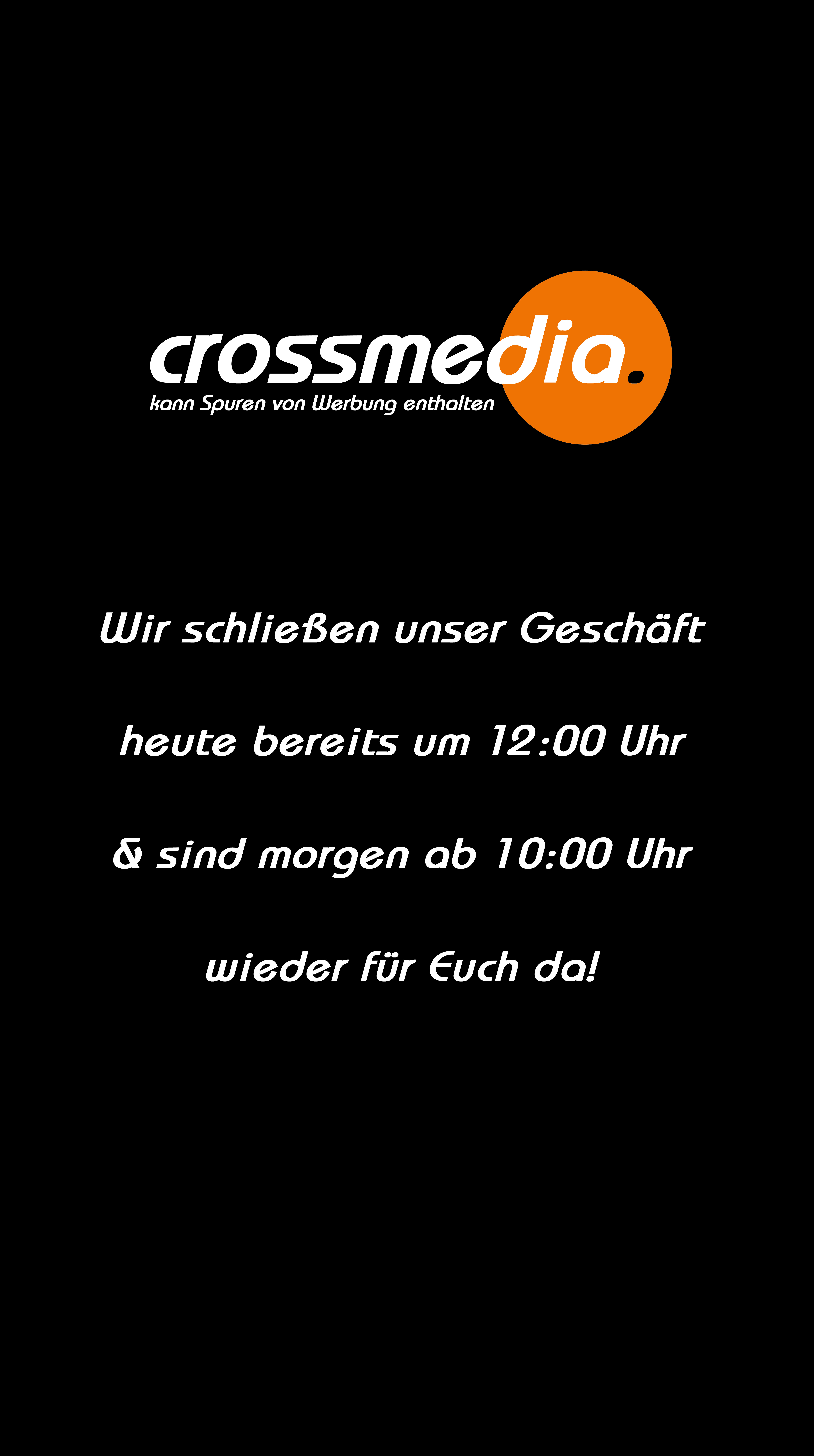 Info geschlossen Trauerfeier 01